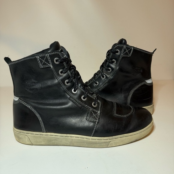 Harley Davidson Boots Mens Sz 11.5 M Motorcycle Riding Boots Stock No. D96198 - Picture 5 of 8
